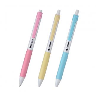 简约素白粉色夹0.5mm配RS12系列芯按压中油笔